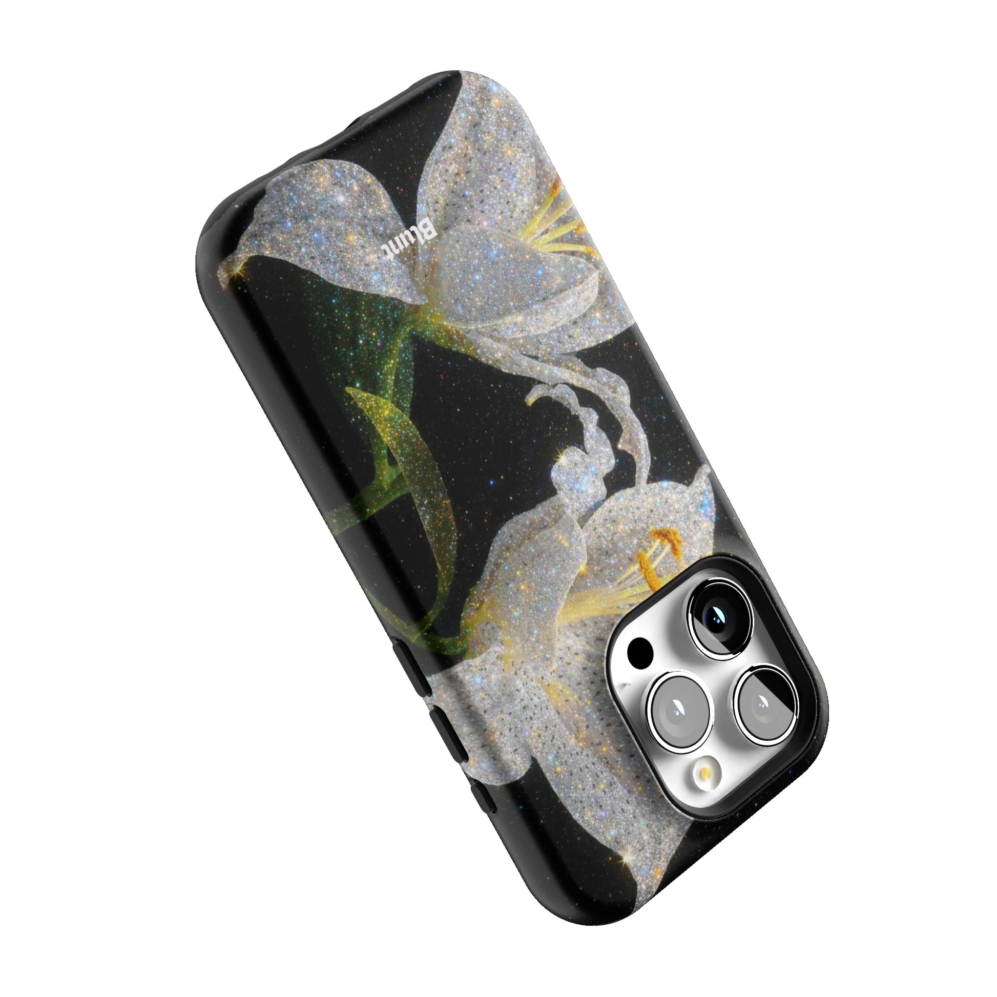 Eclipse Orchid in White iPhone Case gallery - Iphone_15_Pro_5