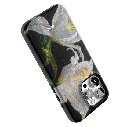 Eclipse Orchid in White iPhone Case gallery - Iphone_15_Pro_Max_5