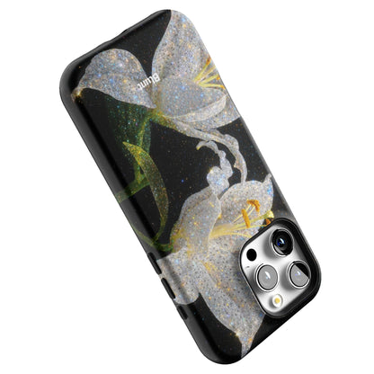 Eclipse Orchid in White iPhone Case gallery - Iphone_16_Pro_Max_5