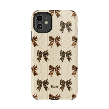 Cheetah Knit iPhone Case
