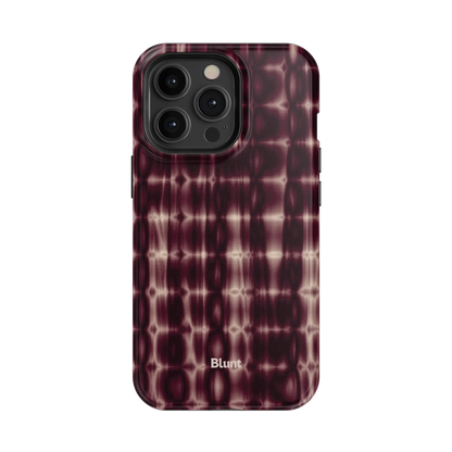 Purple Ripple iPhone Case