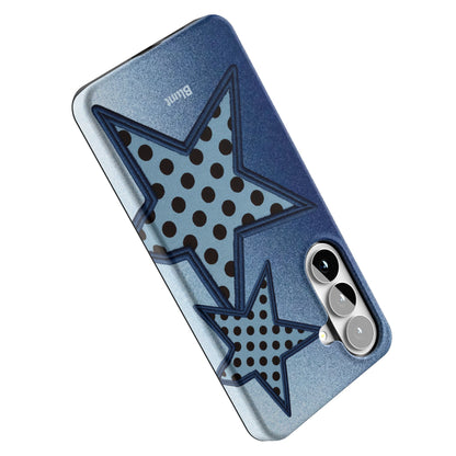 Blue-Polka-Star-samsung-case-Galaxy S26 Plus-4