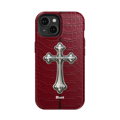 Crimson Crux iPhone Case