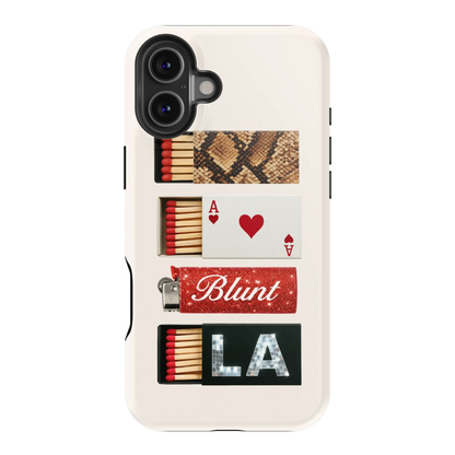 Cream Match iPhone Case