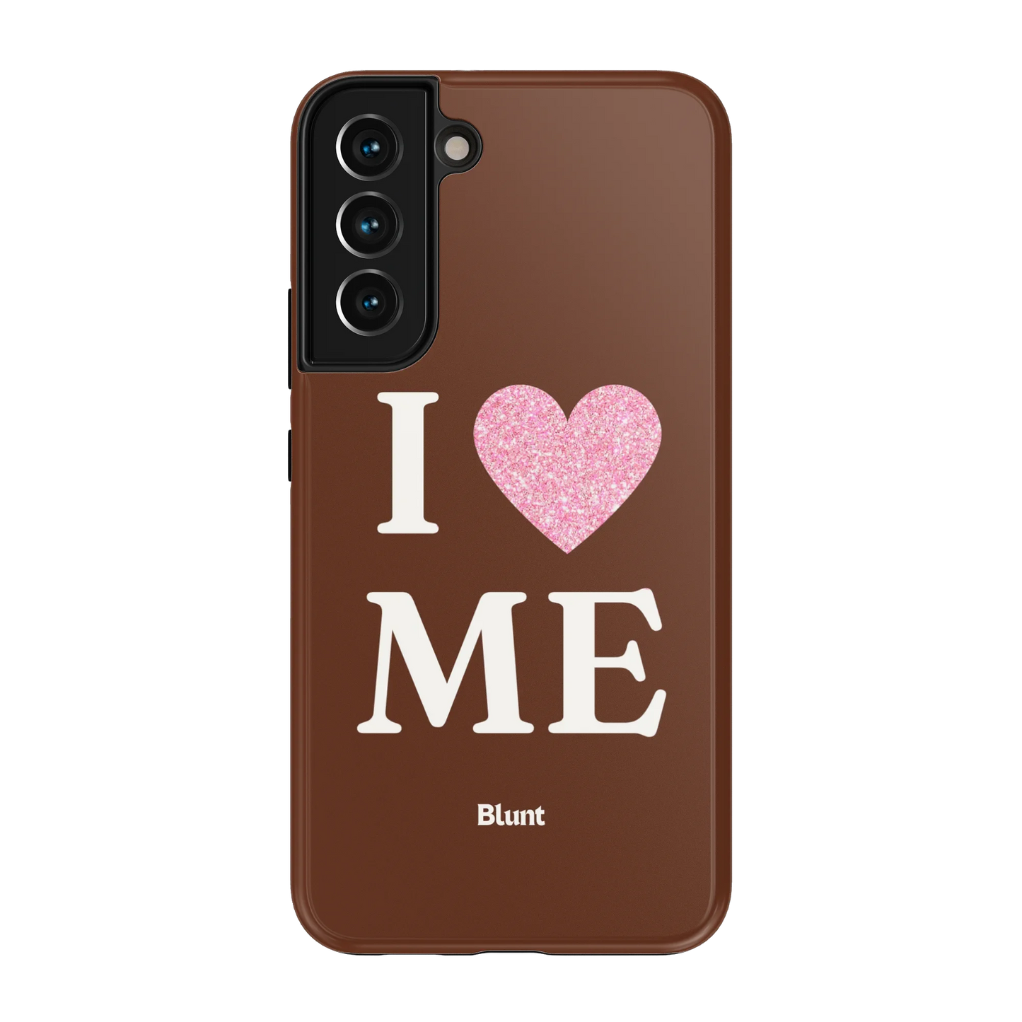 Brown I Love Me Samsung Case