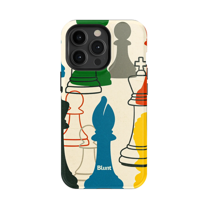 Checkmate Lines iPhone Case
