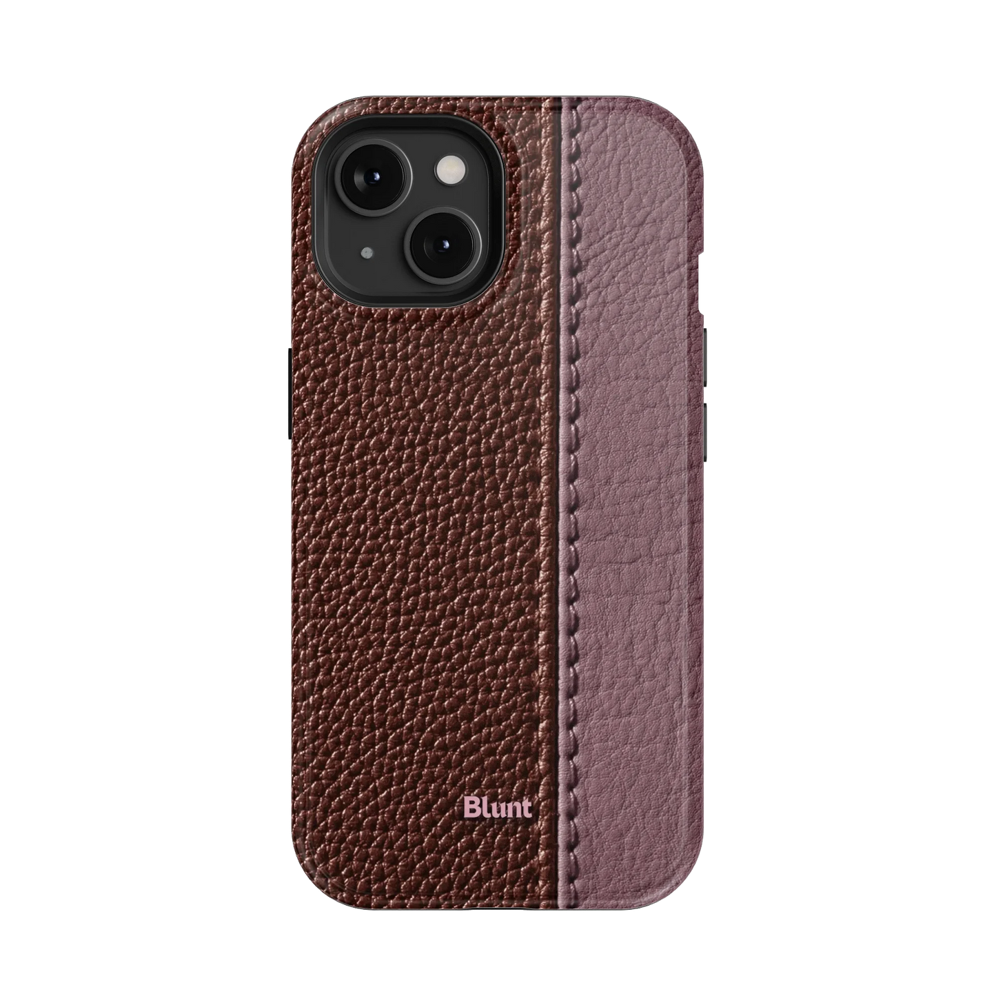 Maroon Grain iPhone Case