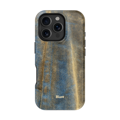 Worn Denim iPhone Case