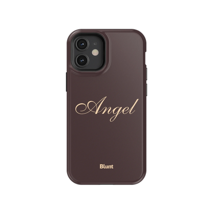 Brown Angel iPhone Case