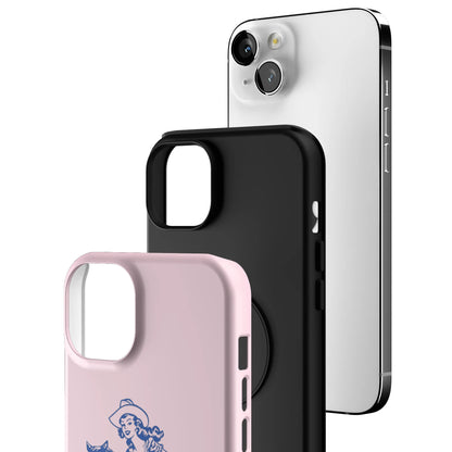 Pink-Lasso-Lady-iphone-case-iPhone 14 Plus-3
