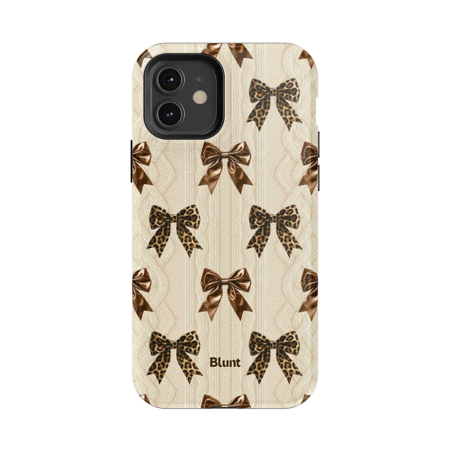 Cheetah Knit iPhone Case