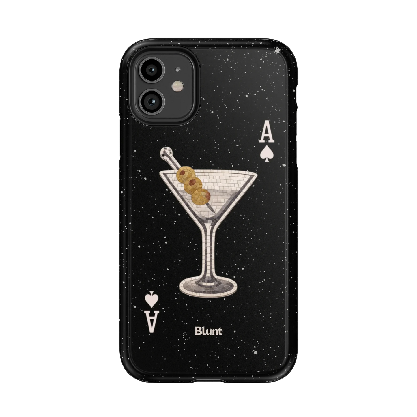 Black Dirty Martini iPhone Case