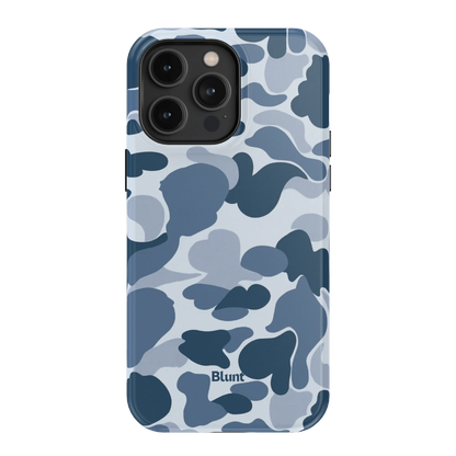 Bluish Camo iPhone Case