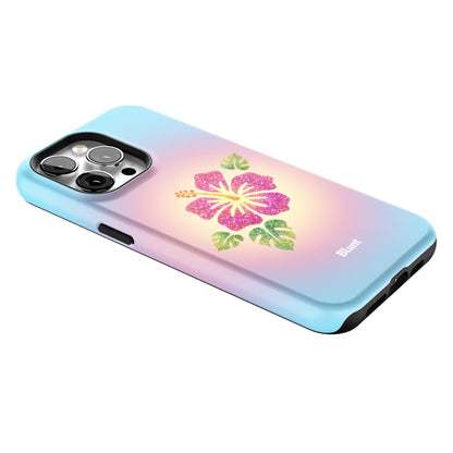 Hibiscus-Glow-iphone-case-iPhone 15 Pro Max-2