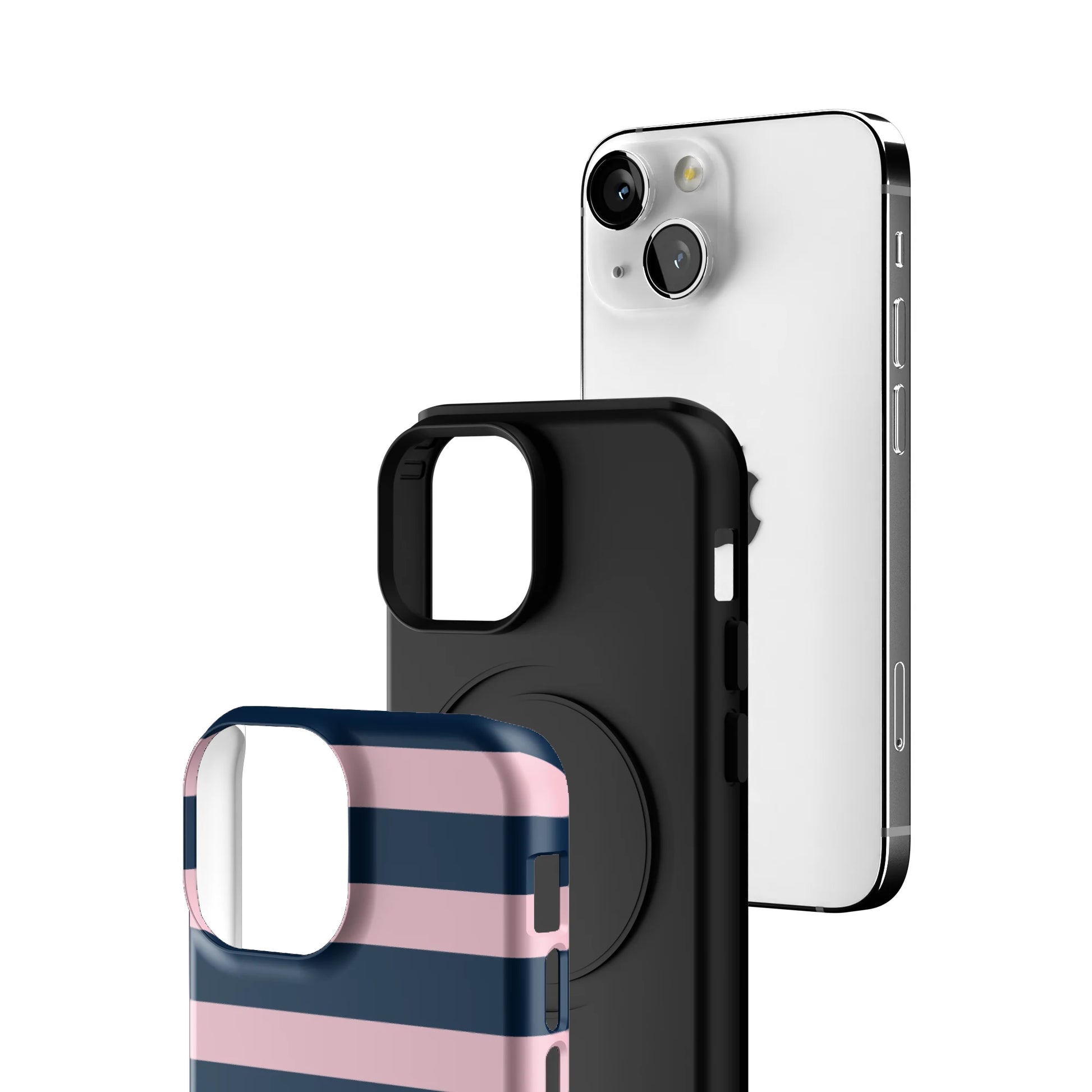 Blueberry-Blush-Stripe-iphone-case-iPhone 13 Mini-3
