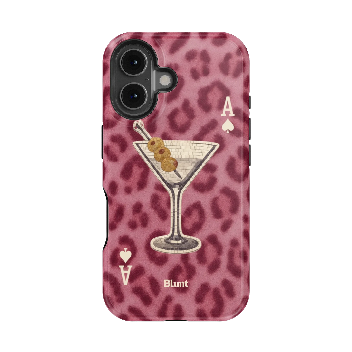 Pink Cheetah Dirty Martini iPhone Case
