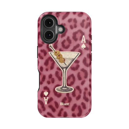 Pink Cheetah Dirty Martini iPhone Case