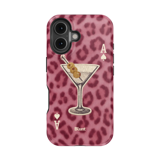 Pink Cheetah Dirty Martini iPhone Case