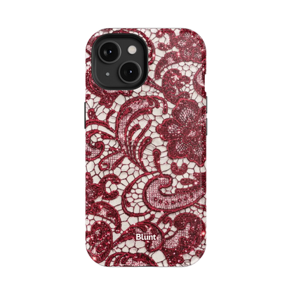 Crimson Lace iPhone Case