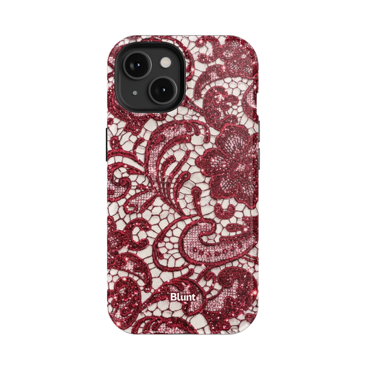 Crimson Lace iPhone Case