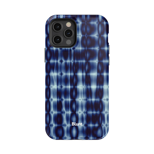 Blue Ripple iPhone Case