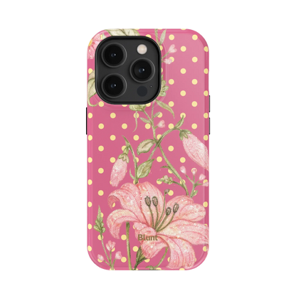 Cherry Blossom Dot iPhone Case