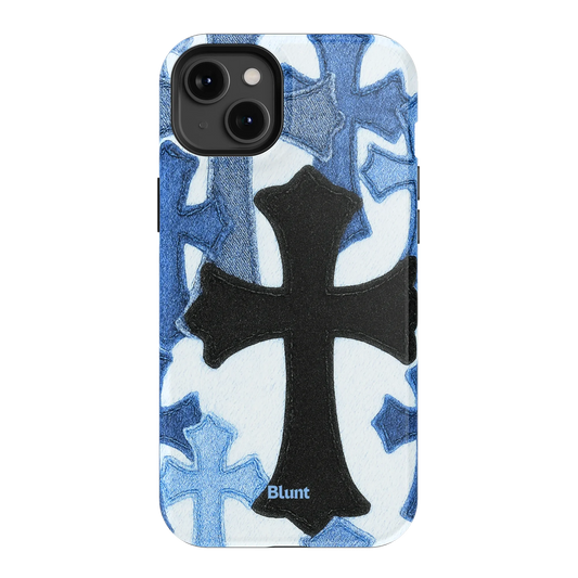 Denim Cross iPhone Case
