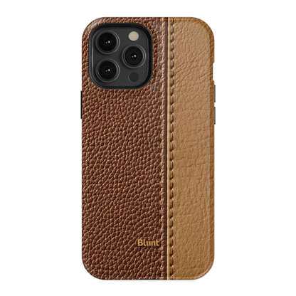 Two-Tone Walnut iPhone Case