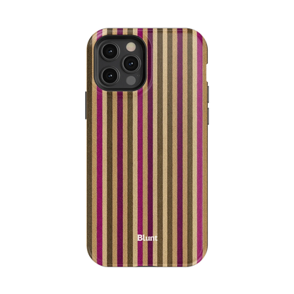 Pecan Stripe iPhone Case