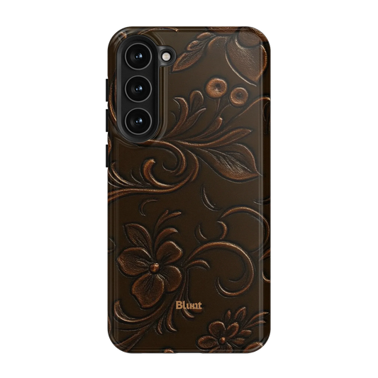 Tooled Leather Samsung Case