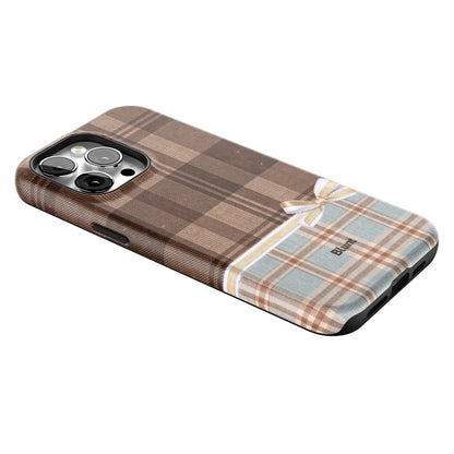 Mocha-Plaid-iphone-case-iPhone 14 Pro Max-2