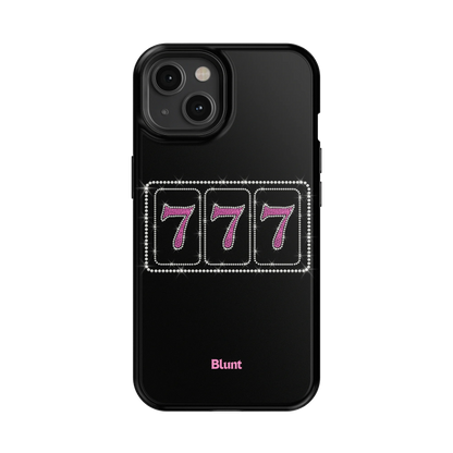 Pink Lucky 777 iPhone Case