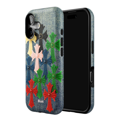 Cross Stitch iPhone Case