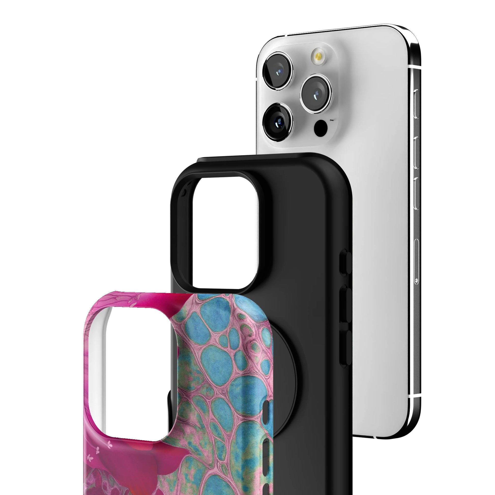 Electric Blossom iPhone Case gallery - Iphone_16_Pro_3