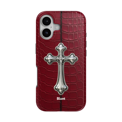 Crimson Crux iPhone Case