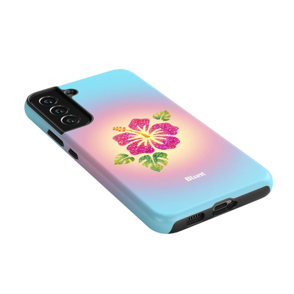 Hibiscus-Glow-samsung-case-Galaxy S22 Plus-2