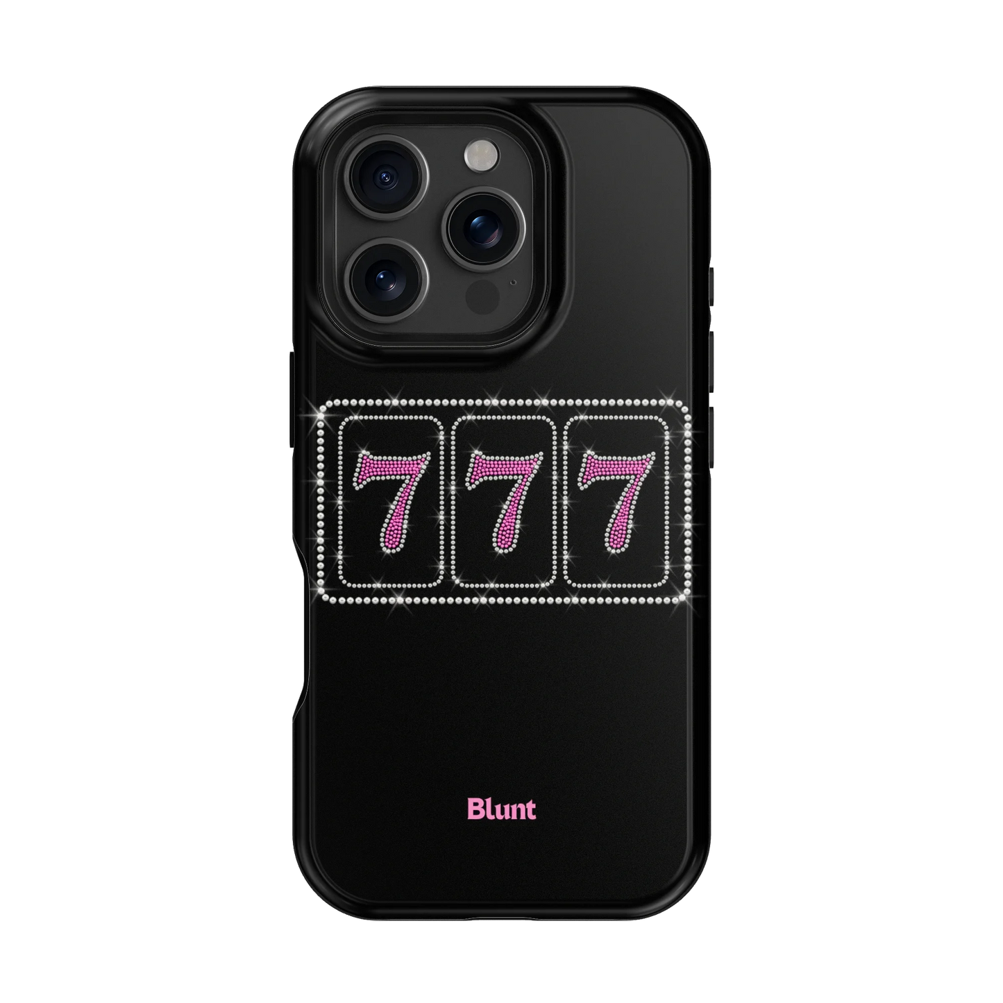 Pink Lucky 777 iPhone Case
