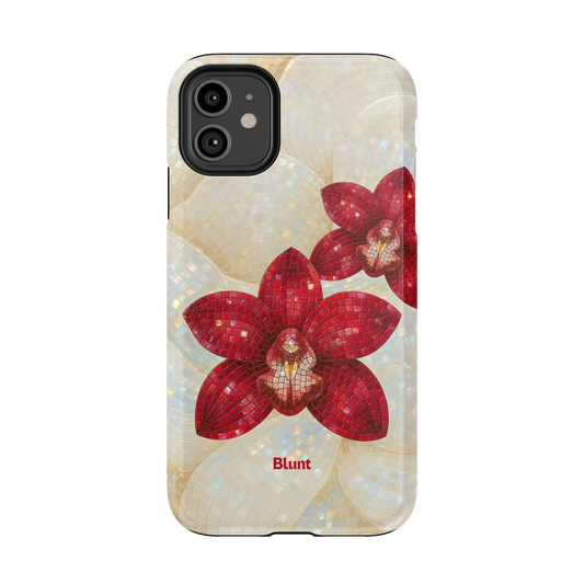 Crimson Orchid iPhone Case