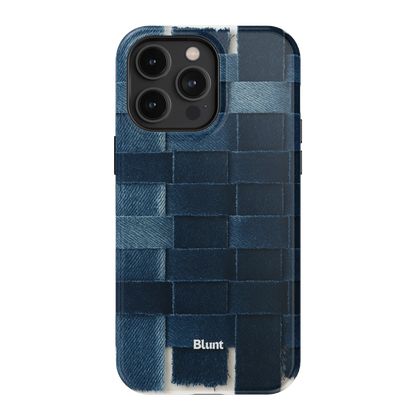 Indigo Weave iPhone Case