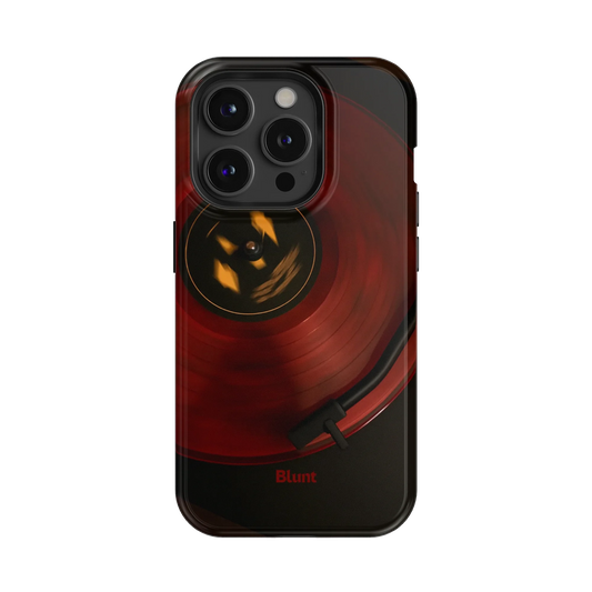 Crimson Echo iPhone Case