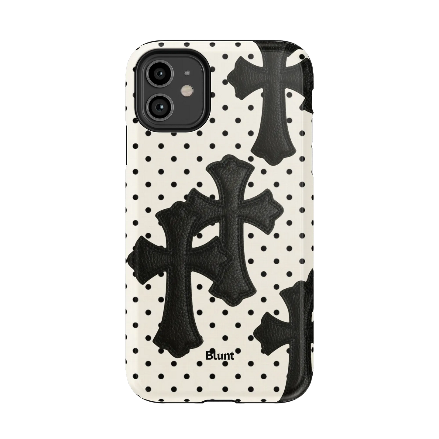 Noir Crosses iPhone Case