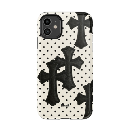 Noir Crosses iPhone Case