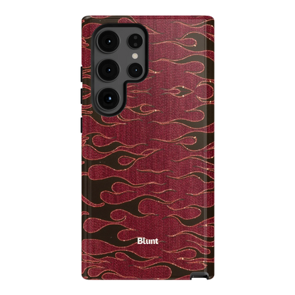 Crimson Fire Samsung Case