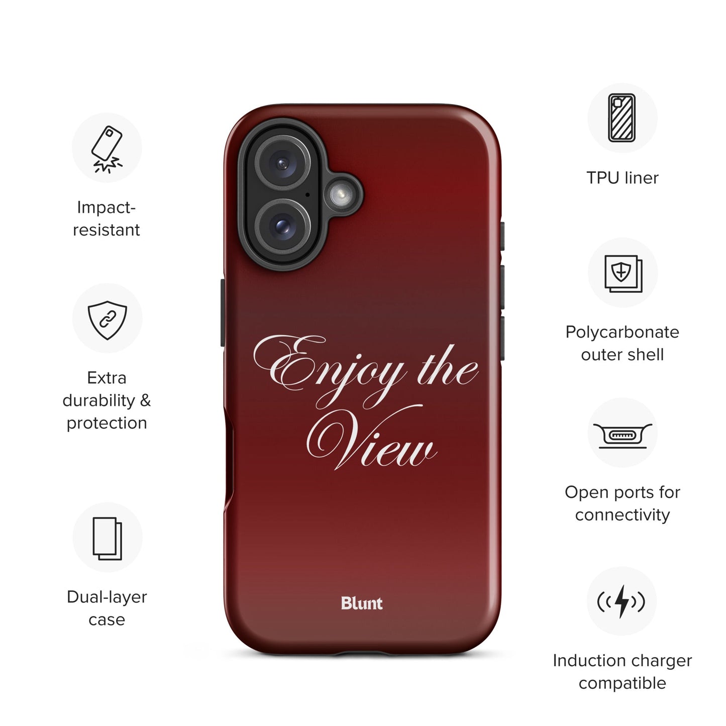 Enjoy the View iPhone Case - Blunt Cases