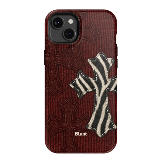 Zebrascale Cross iPhone Case