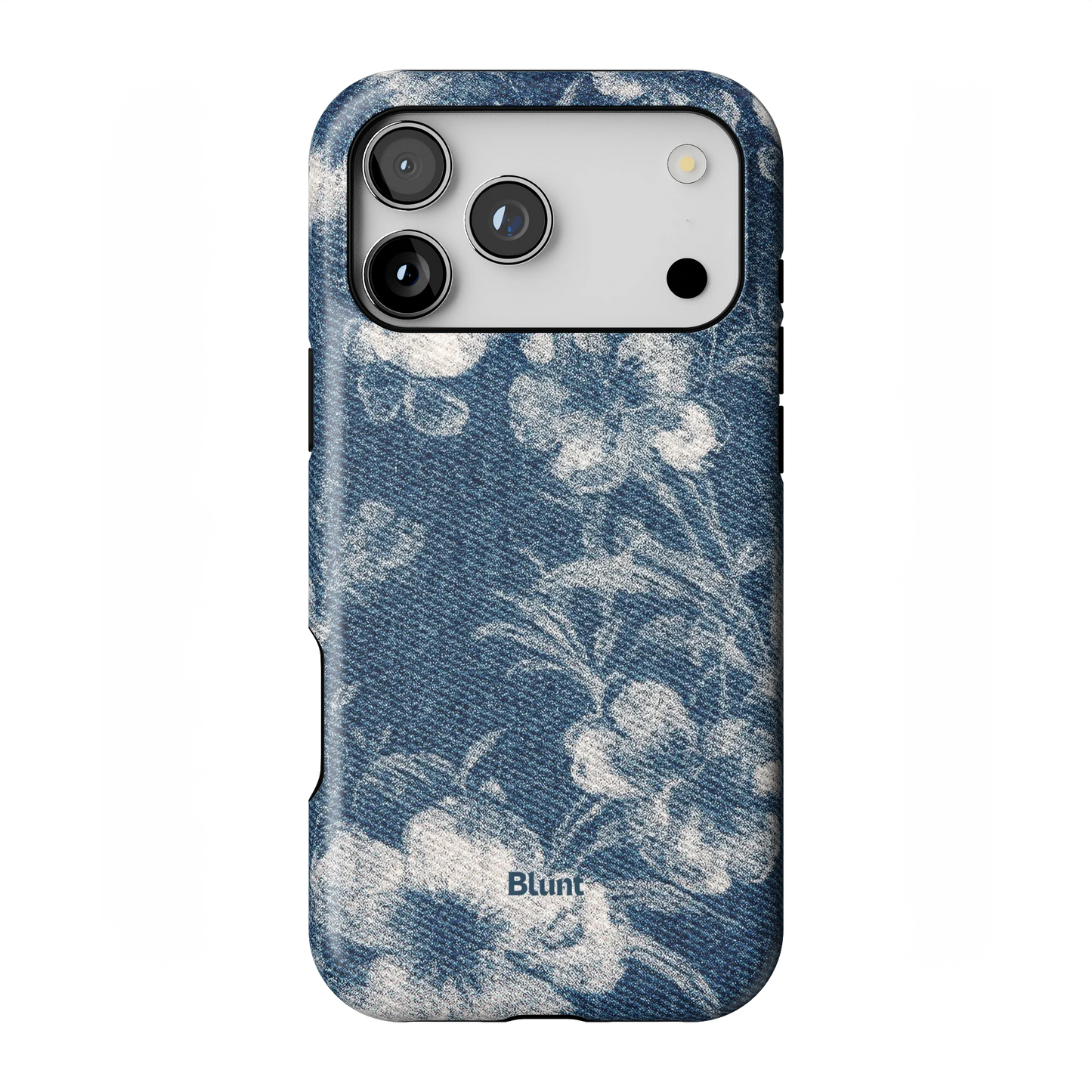Denim Bloom iPhone Case
