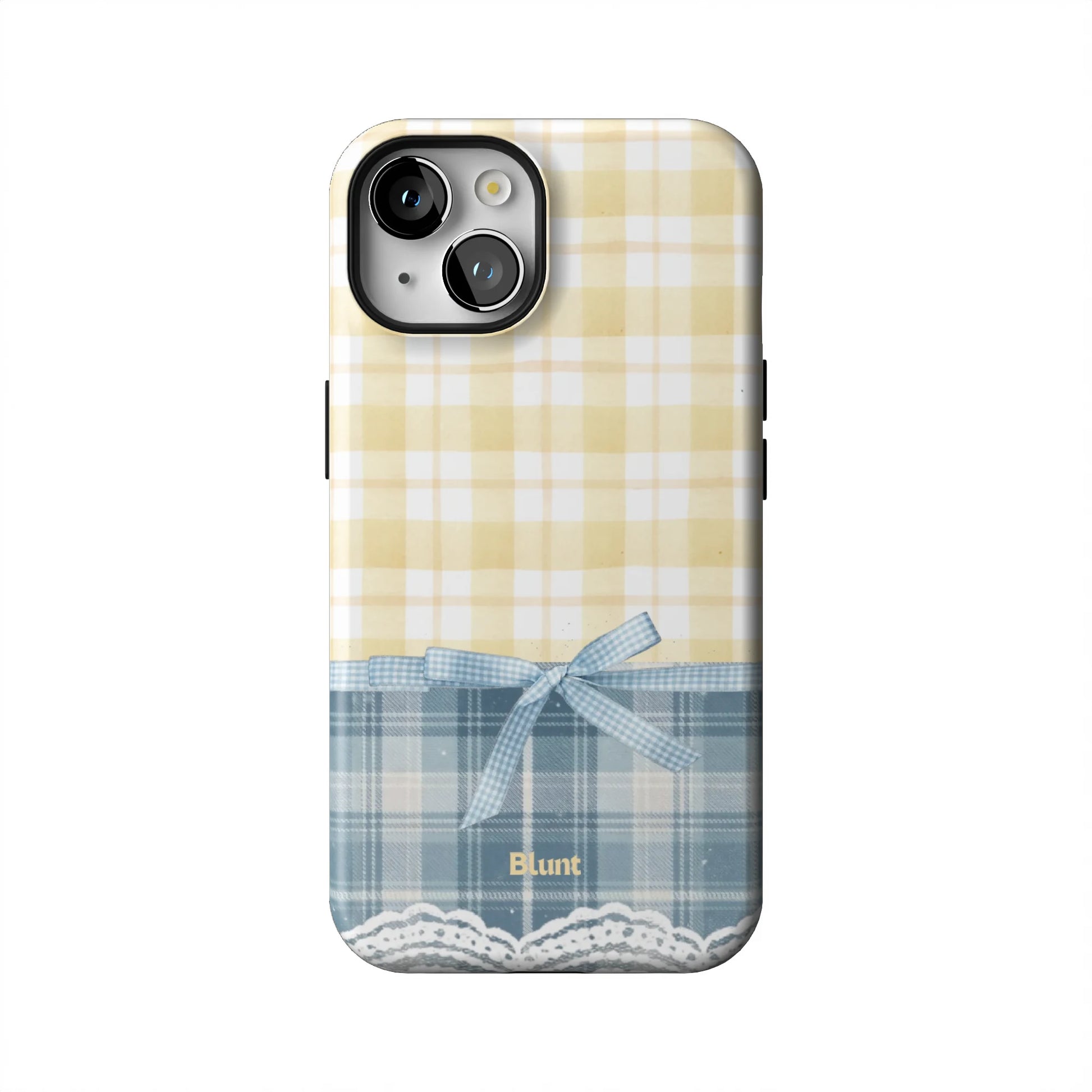 Blue-Lemonplaid-iphone-case-iPhone 14-1