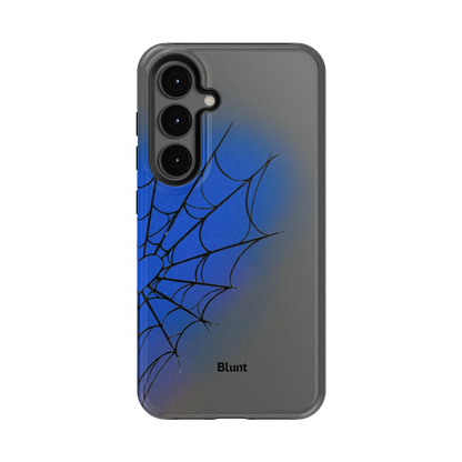 Grey Blue Web Samsung Case