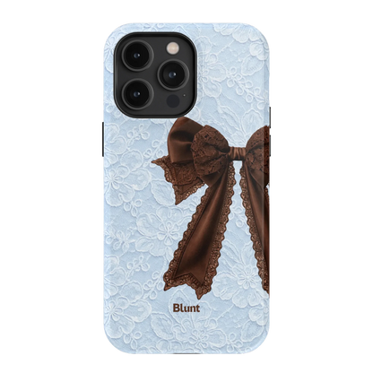 Bleu Bow iPhone Case