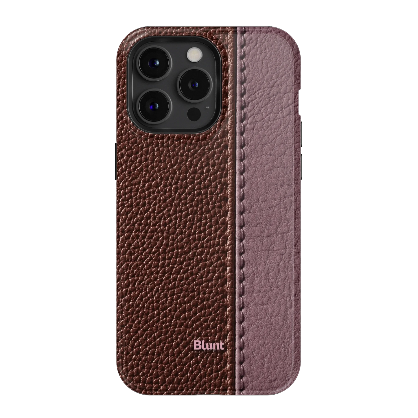 Maroon Grain iPhone Case